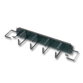 Middle Atlantic HCM-1DV Horizontal Cable Manager; D-Ring Style with End